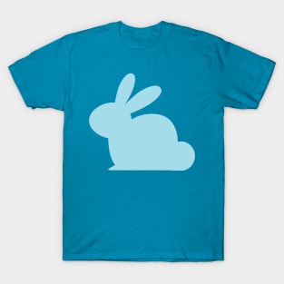 Pastel blue solid rabbit T-Shirt